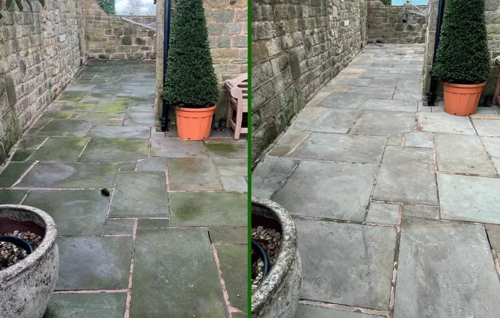 Spire Lawn Care Chesterfield Derbyshire Lawn Treatment Hard Surface Treatment Drive Path Cleaning WebP 008